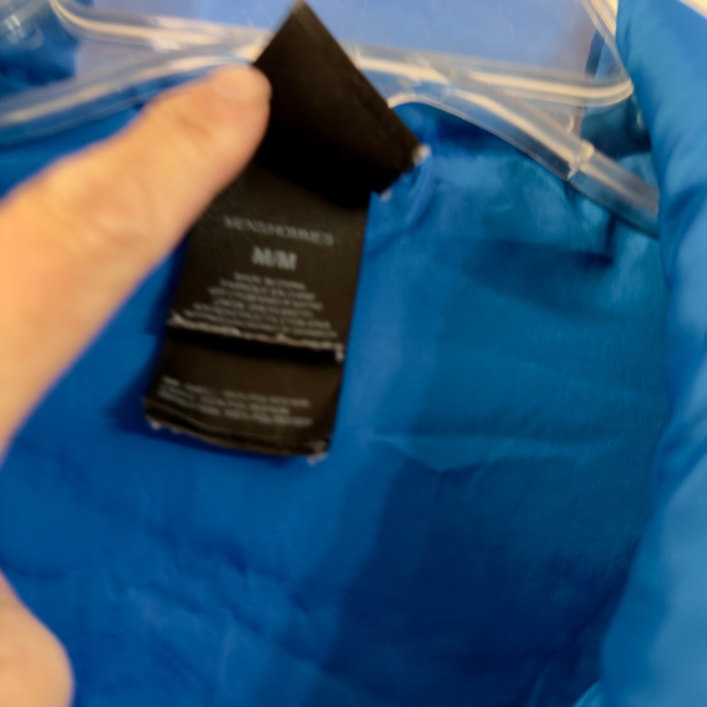 The North Face Men's Insulated Full Zip Quilted Puffer Jacket Blue Size M EUC - Picture 3 of 5
